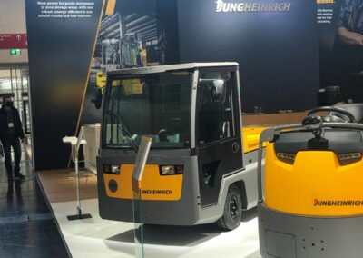 Interairport Munich Germany 2021 tow tractor